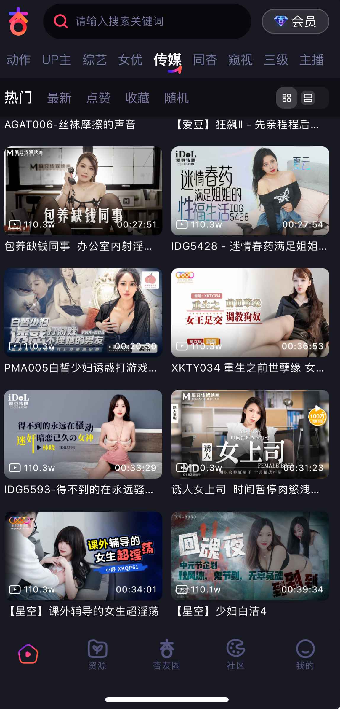 杏吧传媒机构内容分类